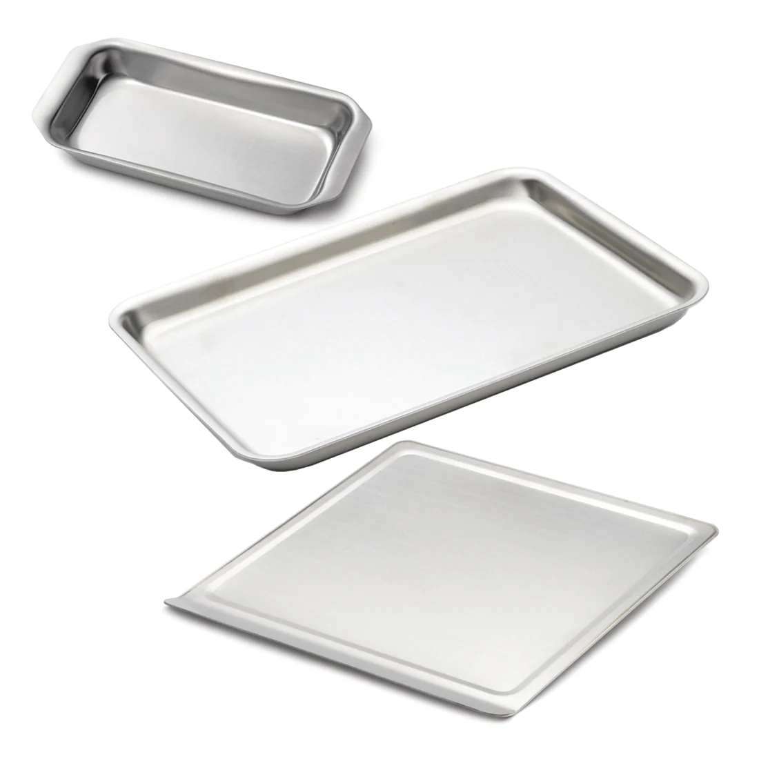 3 Piece Multi Ply Stainless Steel Bakeware